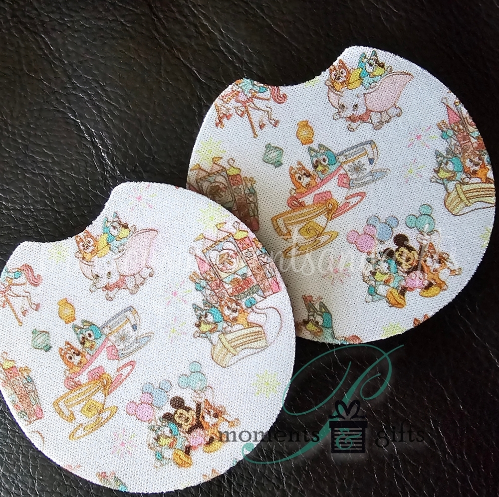 Car Coaster accessories (2 pack) Heelers Fantasyland